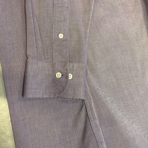 Lauren Ralph Lauren Mens Slim Fit Non-Iron Dress Shirt Size 16.5/32-33 Cotton - Picture 9 of 14